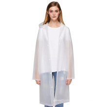 Translucent EVA adult raincoat